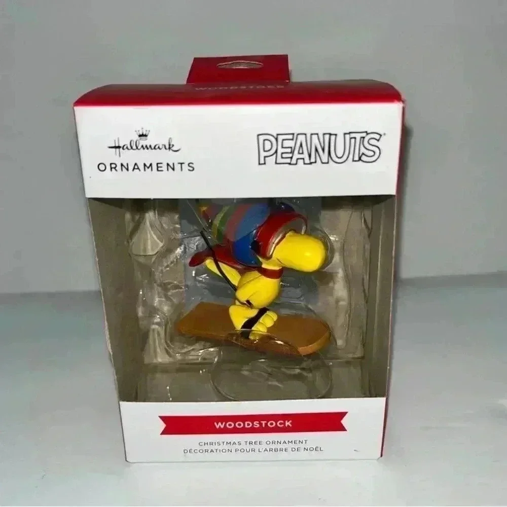 Hallmark 2022 NIB Peanuts Woodstock Ornament Skiing Woodstock Christmas 🎄